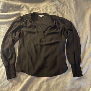 Black Long Sleeve Blouse size L
